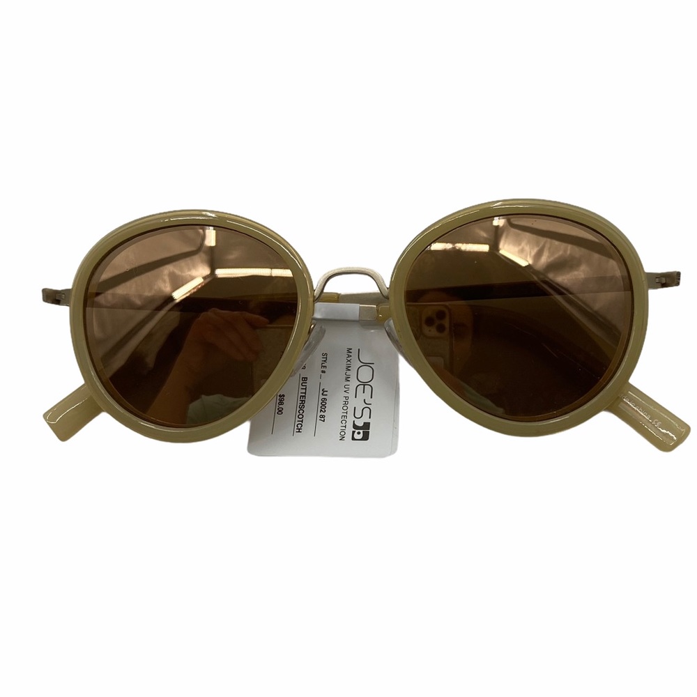 NWT JOE’S Round Frame Sunglasses in Butterscotch